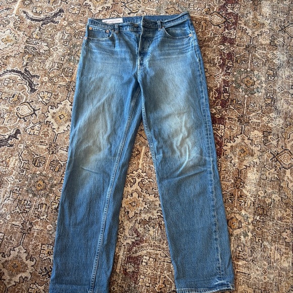 GAP Cheeky Straight High Rise Jean Size 31/ 12 Tall - Picture 3 of 8